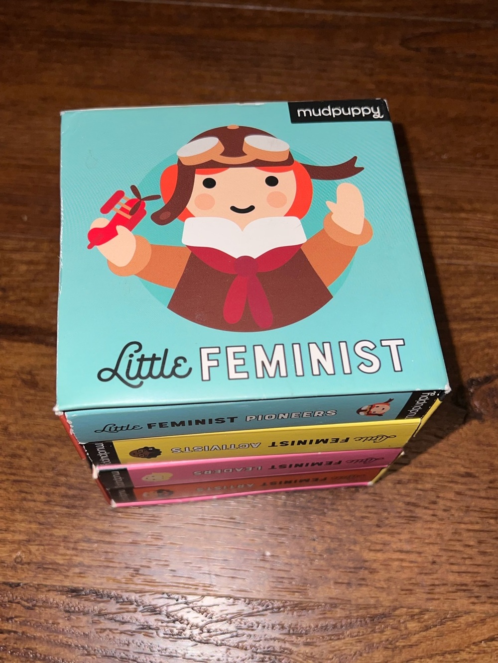 Mudpuppy Little Feminist Mini Board Book Set 4 Pack Pioneers Leaders Artists